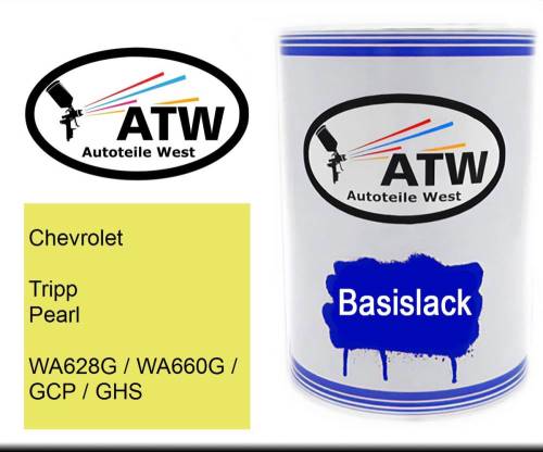 Chevrolet, Tripp Pearl, WA628G / WA660G / GCP / GHS: 500ml Lackdose, von ATW Autoteile West.